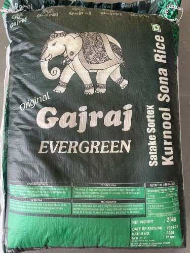 Gajraj sona masoori rice